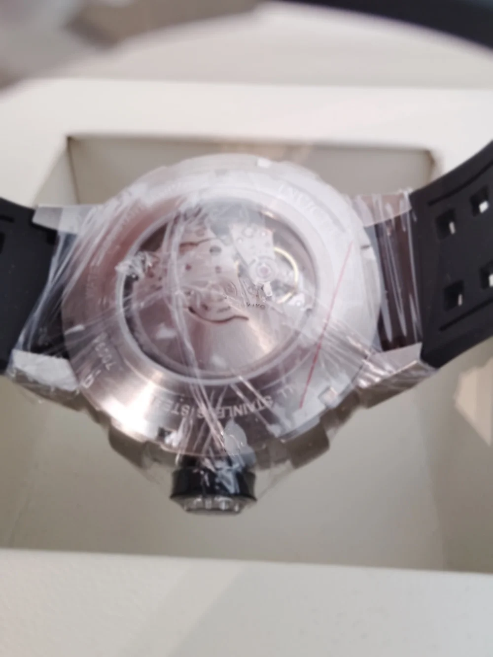 Invicta Celestial Astelis Black Stainless Steel Watch with Moon Dial
